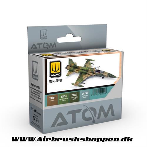  ATOM-20921   ATOM USAF TAC Colors 1960S-1970S (also Vietnam Era) Set 4 x 20ml